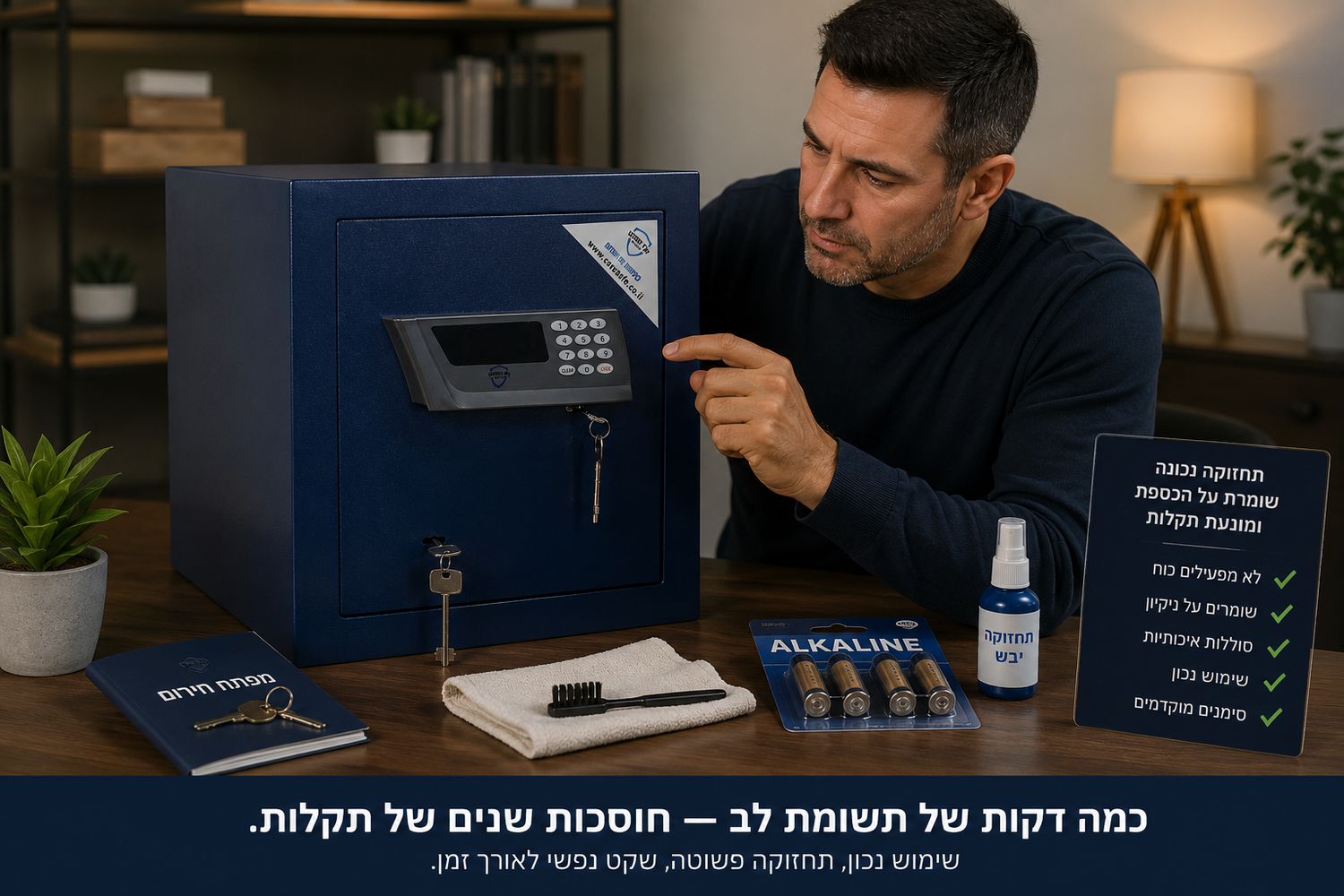 שירות לכספת - איך לשמור על כספת לאורך שנים